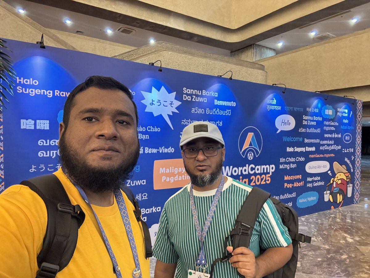 faisalahammadwp's tweet image. Selfie with volunteer @itsmhraman 
@WordCampAsia 

#NinjaForms
#WCAsia