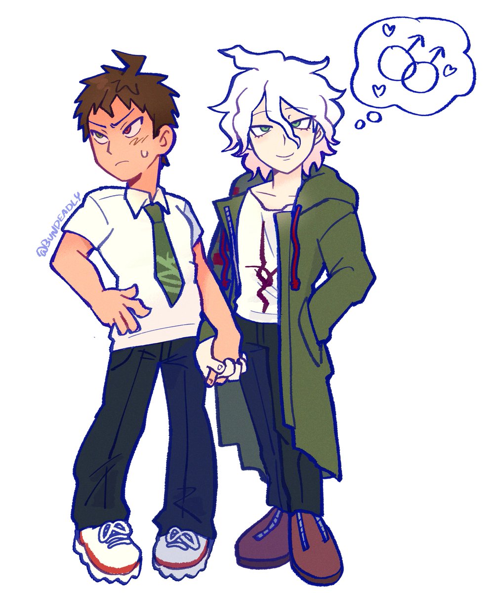 the humble yuri and the nefarious yaoi #danganronpa