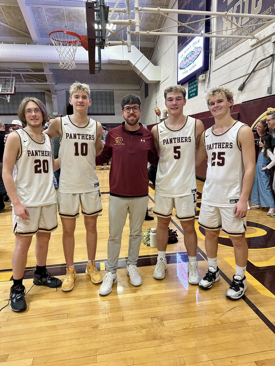 Tough loss against a good Lexington team tonight, however, proud of these 4 fellas! Love coaching them all these years and they will all make excellent fathers, husbands, and people!