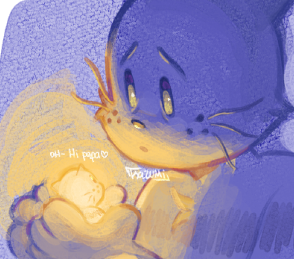kazzzumis's tweet photo. genuinamente esto es lo k yo siento con mi hiperfoco le puse sudor depresion y sueño a este dibujo, nunca termino los dibujos pero un adelanto :333 #dogman #dogmanfanart #Peteythecat #peteydogman https://t.co/WWbw3Q73iY
