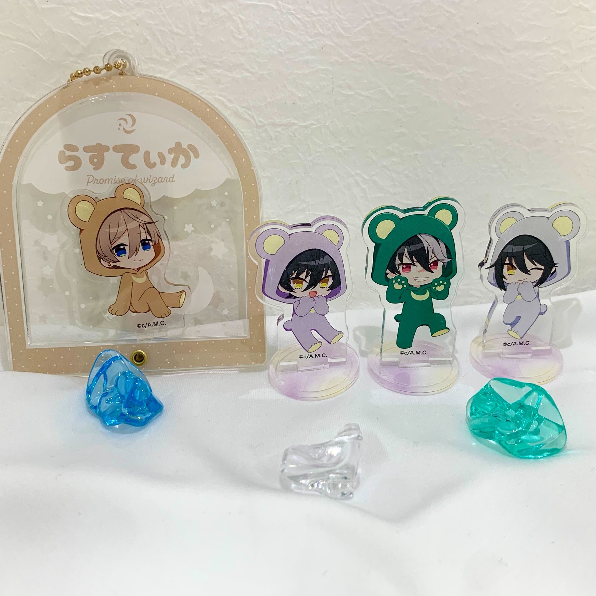 まほやく【オズ＆ヒースクリフ★ミチル】1stアニバ★ミニキャラ★アクリルスタンド まほやく【オズ＆ヒースクリフ☆ミチル】1stアニバ☆ミニキャラ