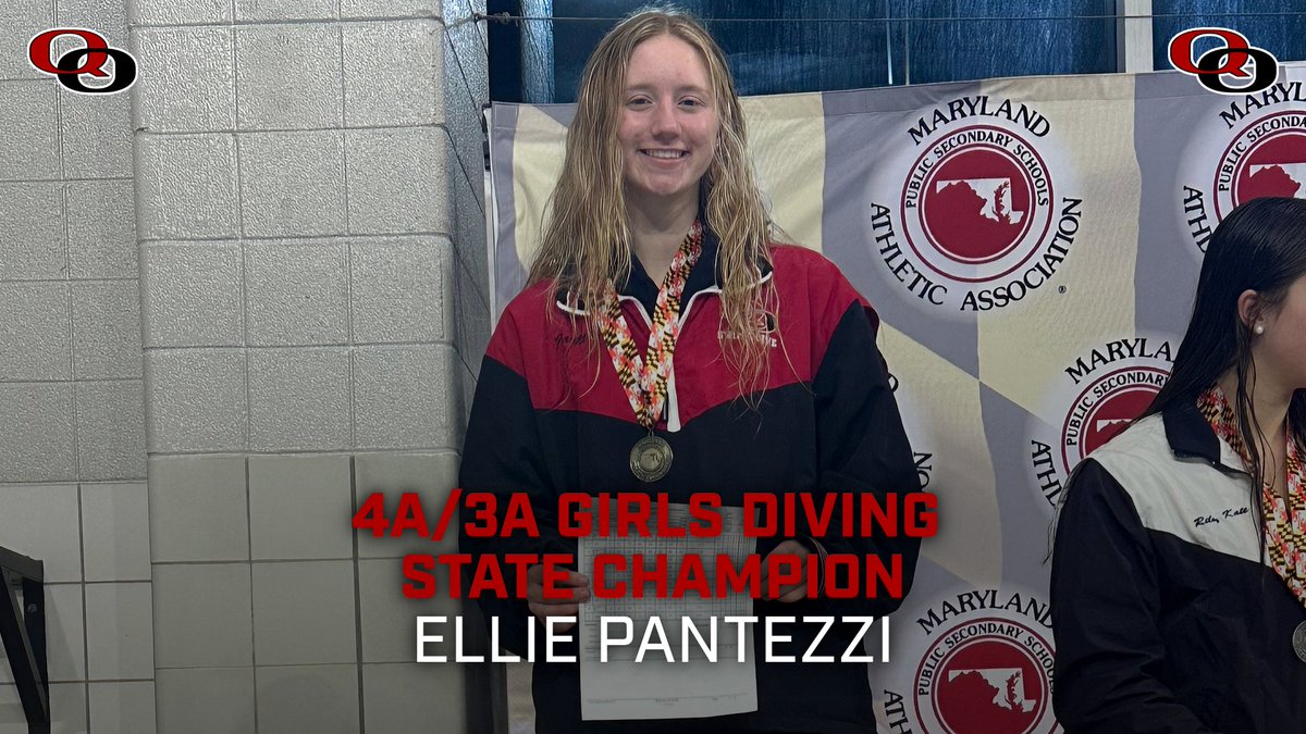 4A/3A GIRLS DIVING STATE CHAMPION

QO Junior Ellie Pantezzi scores 361.8 points to win her first Maryland Girls Diving State Championship! 

<a href="/QOHSAP_EB/">Elicia Eberhart-Bliss, QOHS AP</a> <a href="/QOBoosters/">Quince Orchard Boosters</a> <a href="/QOSportsNet/">QO Sports Network</a> <a href="/QOswim_dive/">QO SWIM & DIVE</a>