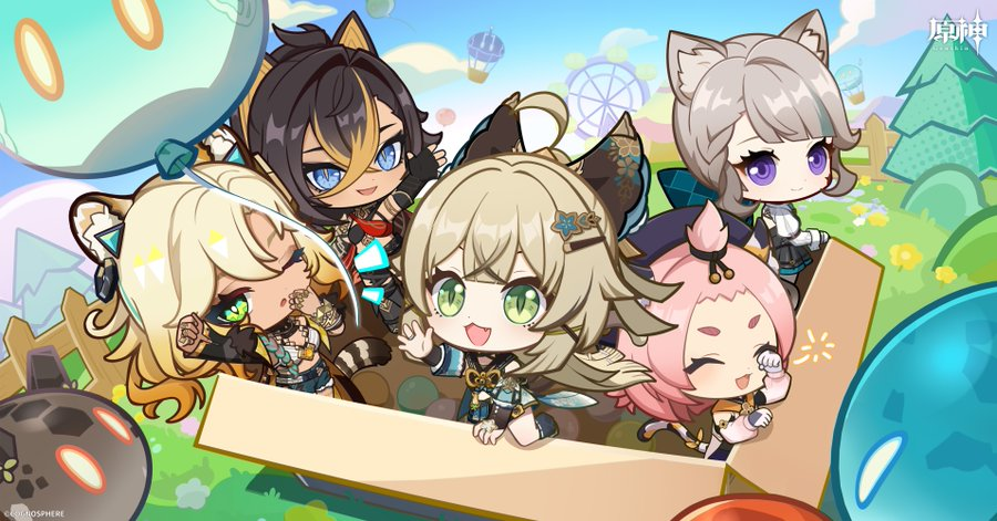 GenshinUpdate's tweet photo. National Cat Day in Japan Illustration
#猫の日 #GenshinImpact #原神 #원신 https://t.co/8GGL4WO2fw