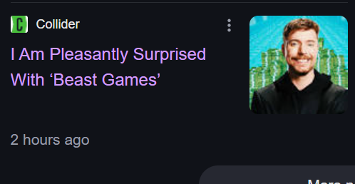 LOL826399556509's tweet image. Me too

#BeastGames #BeastGamesOnPrime @MrBeast