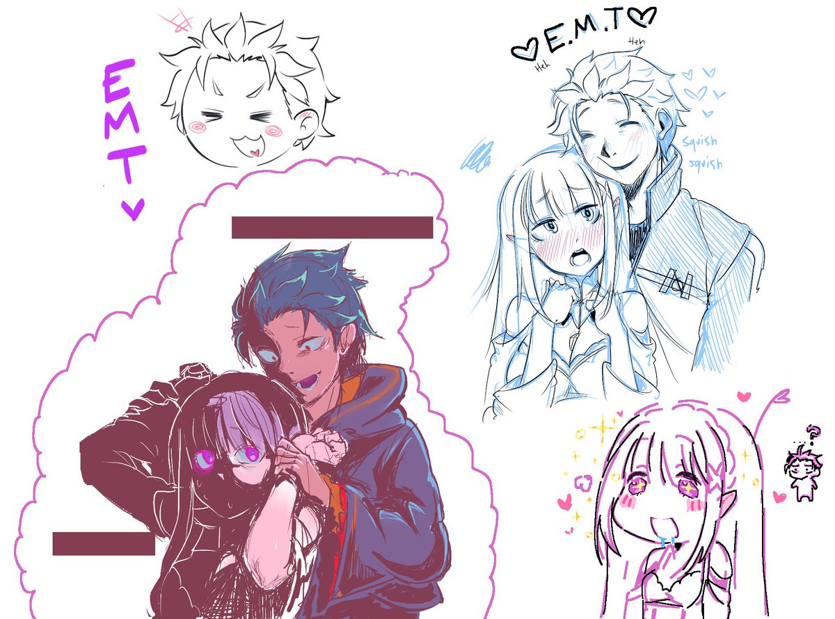 Co_Depend's tweet photo. im so normal #subaemi #rezero https://t.co/Rq1fzb3ukn