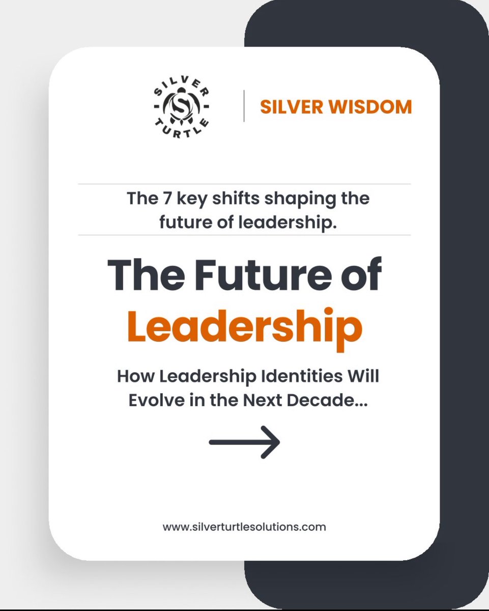 silverturtlesol's tweet photo. Leadership is changing FAST.  Are you ready for the transformation?  From authority to authenticity, managing to coaching, stability to agility...what leadership shift do YOU see happening? #leadership #futureofwork #change #silverturtlesolutions
 https://t.co/pwZX2kNYA0 https://t.co/tIuBMCHxrL