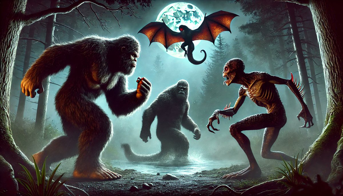 Newest episode!  We were live from River Ridge Brewery, and we debated which Criptids would win in a fight!  8 Criptids walk in, only one can be the winner

open.spotify.com/episode/5u2o0X…