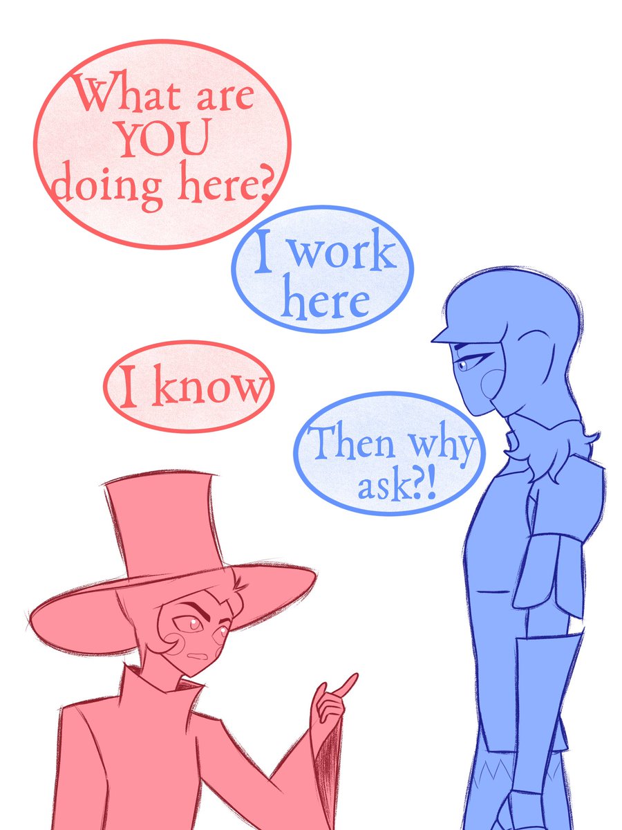 gloomylooney's tweet photo. Just a comic sketch of Michaeve and Lucilith
#HazbinHotelMichael #HazbinHotelEve #Michaeve https://t.co/cVSBrE6T2j