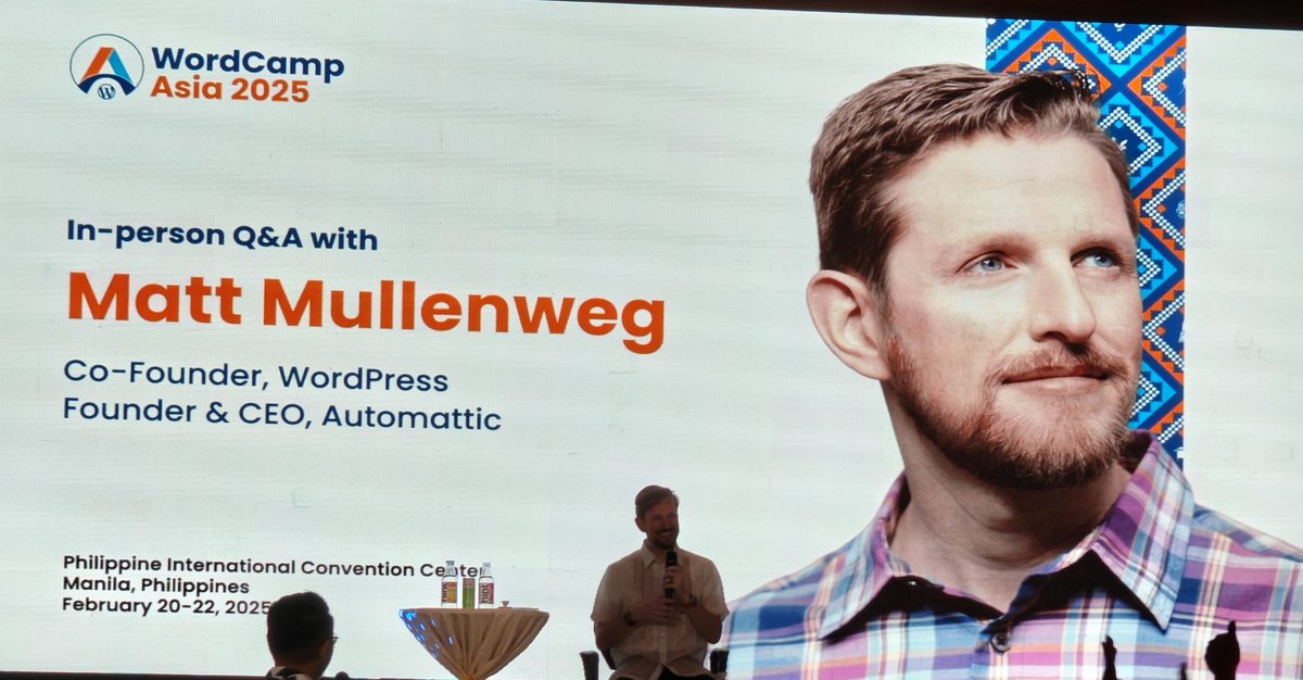 cool_satinder's tweet image. Q&A with Matt #WCAsia2025