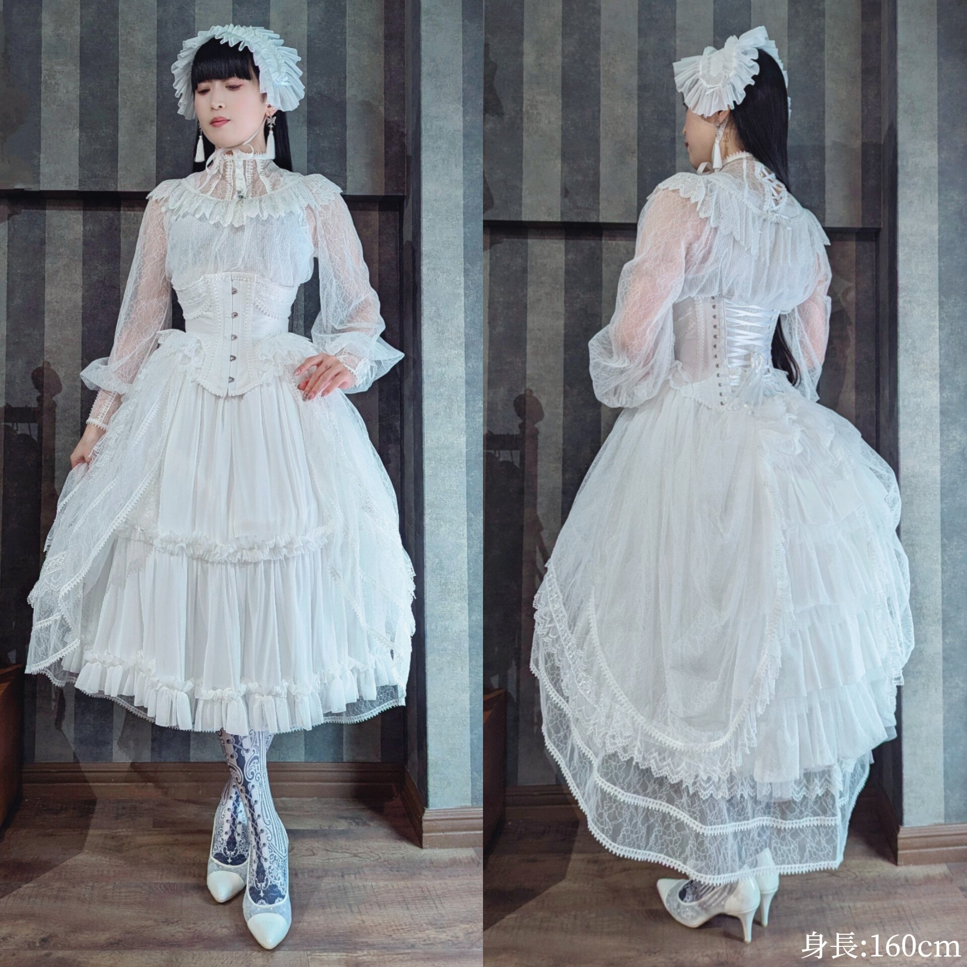 abilletage レースオーバースカート