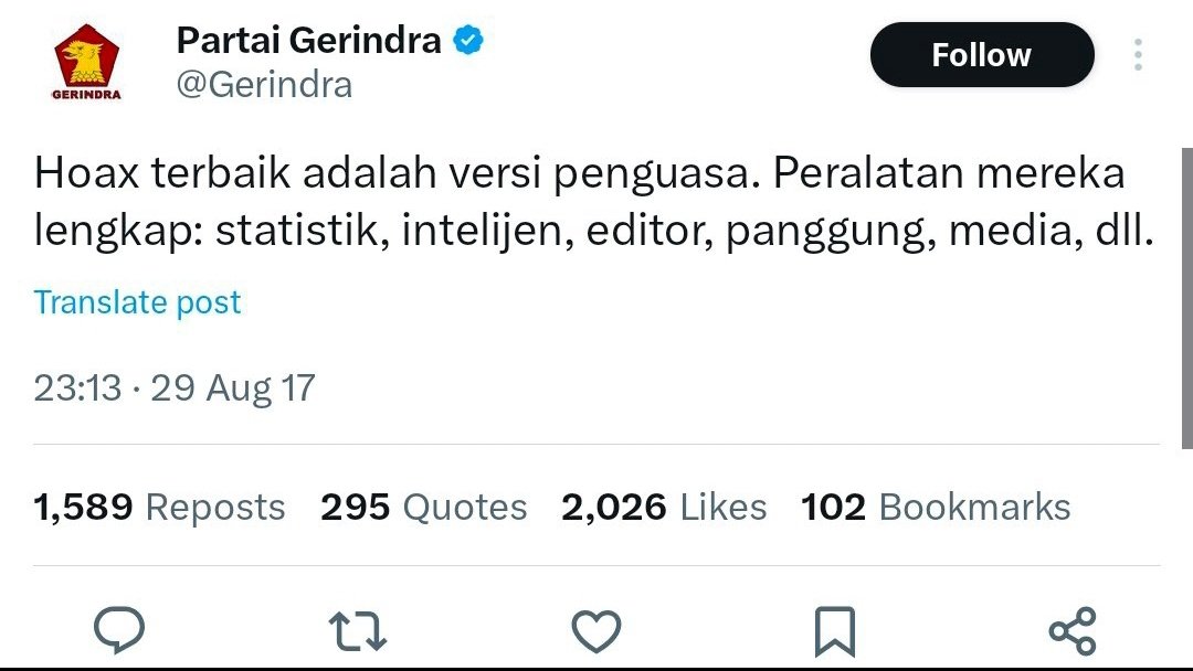 Sekarang kalian sendiri sebagai pelakunya

#IndonesiaGelap