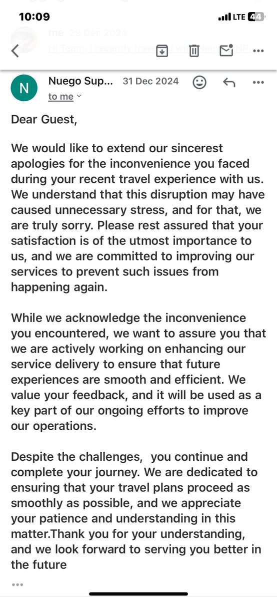 tejveer_dagar's tweet photo. @nuegoindia I think you need to check with your team what they responded my bag is damaged and they just said you can read below or anyone can read it lets aware people who trust on #nuego or travel with #nuego https://t.co/epJZ3DoTaM
