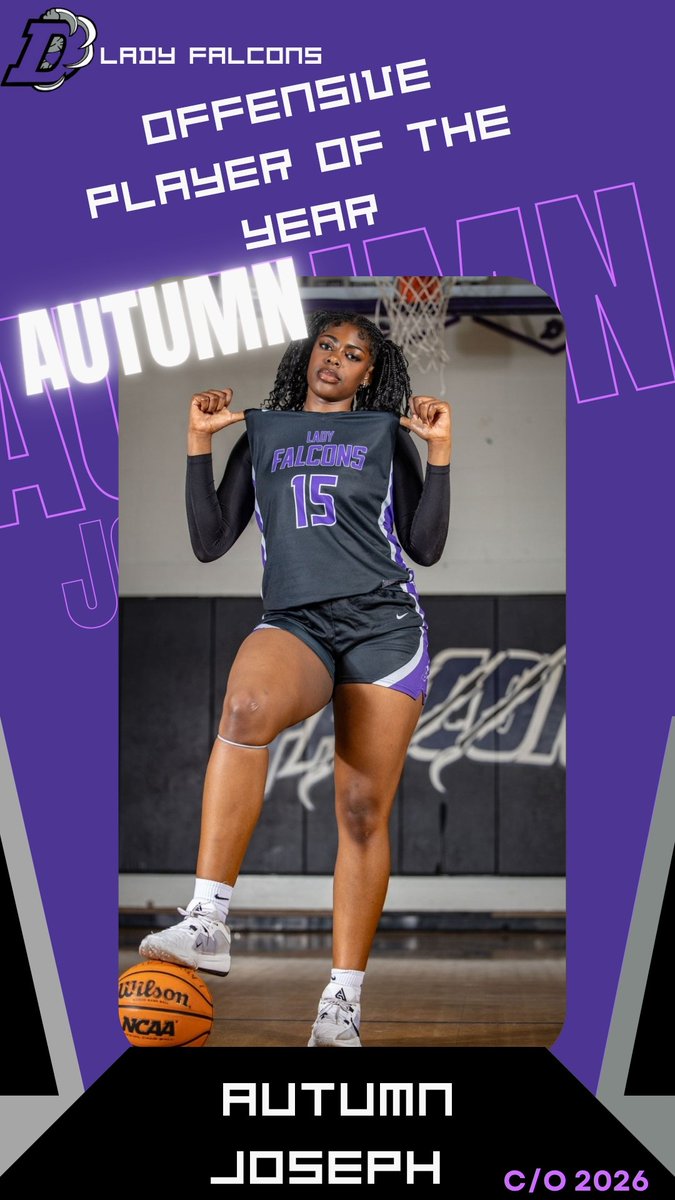 Congratulations Autumn Joseph  Region 5-4A OFFENSIVE PLAYER OF THE YEAR!