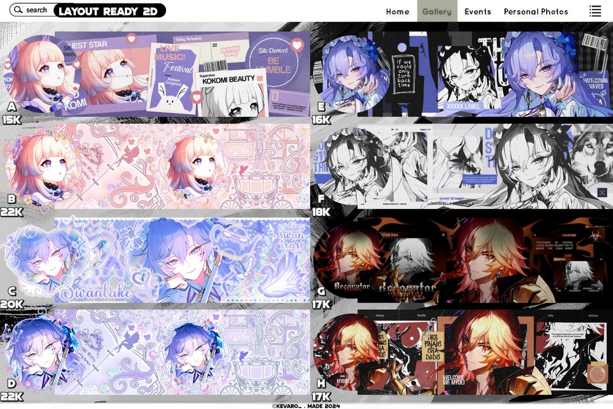 A retweet or like, kakak?

Hai saya bawa 8 layout ready kokomi, cantarella and mydei impact start 15K-22K only! Yuks langsung jajan via dm ya 🙌

t. 2D genshin wuwa hsr
💵 all e-wallet
#zonauang