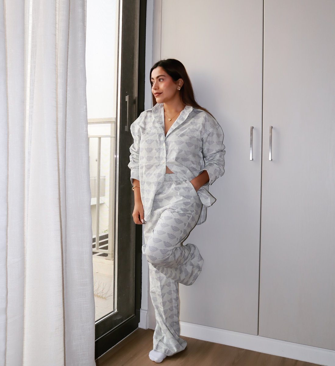 snoozoff's tweet photo. Soft, breathable, and effortlessly stylish—Sailor Mist brings comfort with a touch of elegance. The scallop dot print on a cappuccino white base makes lounging look refined, day or night.

Shop now: https://t.co/5LXBWKmJN4

#SailorMist #Loungewear #EffortlessStyle https://t.co/e6lBvGPmxa