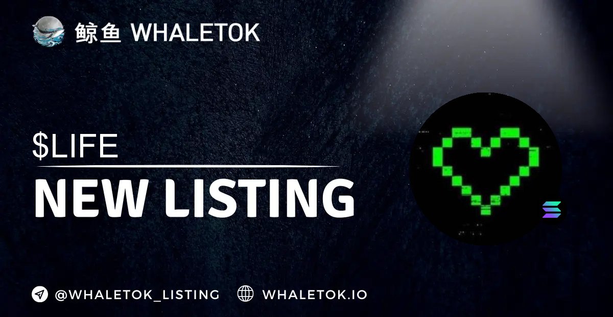 WhaleTokListing's tweet photo. ⚡️ 鲸鱼雷霆 - Whaletok Xpress

🔥 Entered Listing 

Most Valuable Currency | $LIFE

https://t.co/3vM8mcC03w

pHRMDj3KSKrqkjuCE2U9phayBDX8fo85QLrduJ5pump

#altcoin #memecoins @WhaleTokHQ https://t.co/jHWH1TJ9LA