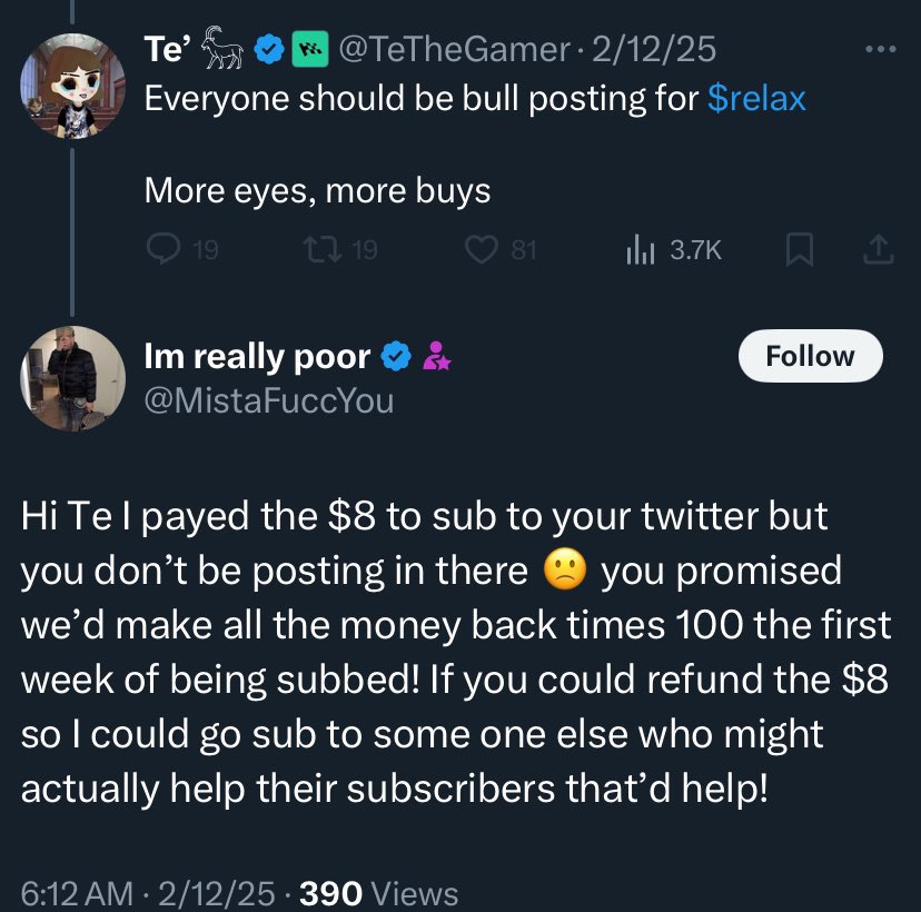 Muststopcrypto's tweet photo. @TeTheGamer Stop following this scammer https://t.co/zJYnMxOYTi