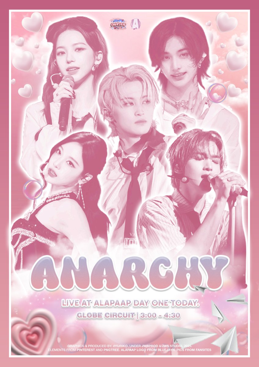 ⠀
⠀
⠀⠀⠀⠀⠀⠀✦ 𝗔𝗟𝗔𝗣𝗔𝗔𝗣 𝟮𝟬𝟮𝟱 ✦
⠀⠀⠀⠀⠀⠀NANDITO   NA  ANG
                ₊‧꒰ა   𝐀𝐍𝐀𝐑𝐂𝐇𝐘   ໒꒱ ‧₊
⠀⠀⠀⠀⠀⠀
⠀⠀⠀⠀⠀⠀02.22.2025 ✦ 3:00 PM
⠀
⠀⠀⠀⠀⠀⠀#ANARCHY #YugtoEvents
⠀⠀⠀⠀⠀⠀#Alapaap2025
⠀⠀⠀⠀⠀⠀#SaPagitanNgMgaUlap
 
⠀