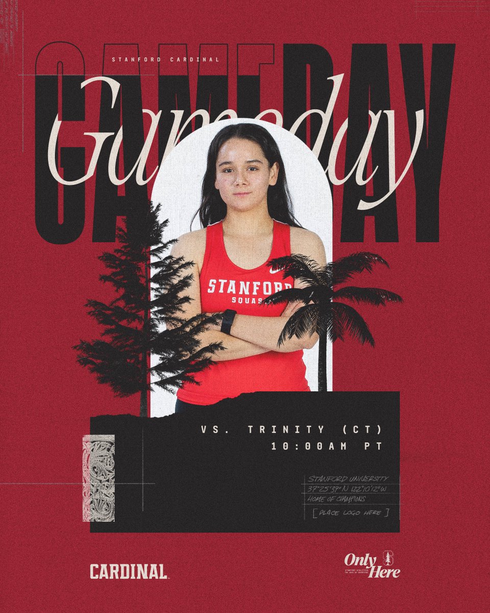 Big time matchup with a big time opponent!

🆚 No. 2 Trinity (CT)
⏰ 9:00am PT
📊tinyurl.com/4tnr9f9e

#GoStanford