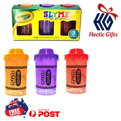 HecticGifts's tweet photo. NEW - Crayola SLYME Triple Pack: Red, Purple &amp; Orange

https://t.co/7iIJms5wTv?

#New #HecticGifts #Crayola #Slyme #TriplePack #Red #Purple #Orange #Canisters #Toy #Play #Gooey #Slime #Creativity #Kids #FreeShipping #AustraliaWide #FastShipping https://t.co/hpa3KuCJh8