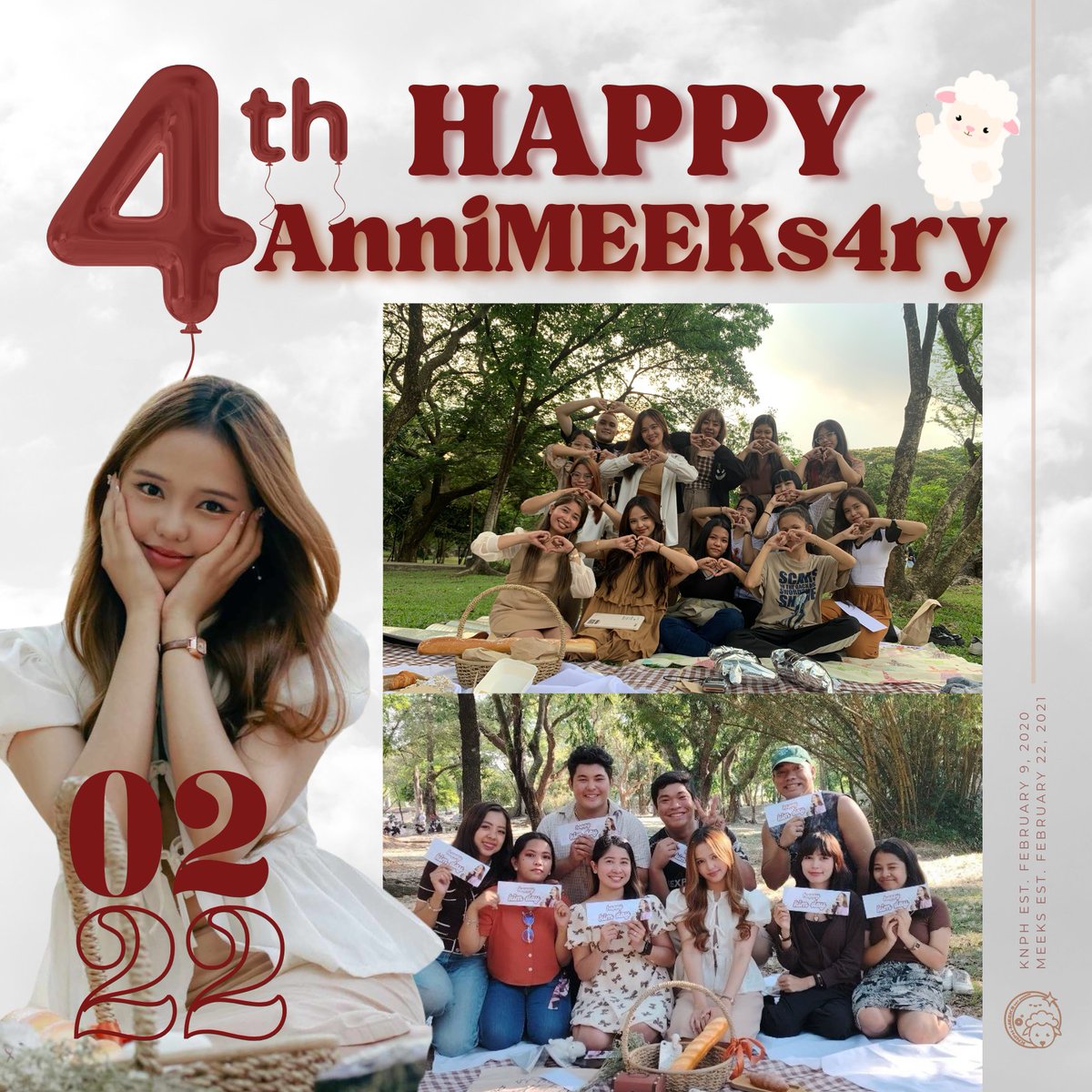 knphmeeksofc's tweet photo. bahbah~ Happy 4th Anniversary, Meeks! Salamat sa patuloy na paniniwala at pagsuporta kay Kim 🐑🎉

To celebrate, we prepare a simple yet meaningful giveaway. Please see pubmat below for more details 😊

Happy 4th AnniMEEKs4ry
#MEEKS_4thAnniv
@kim_ntvdd @official__yara #YARA_Kim https://t.co/lgbKTeRfwg