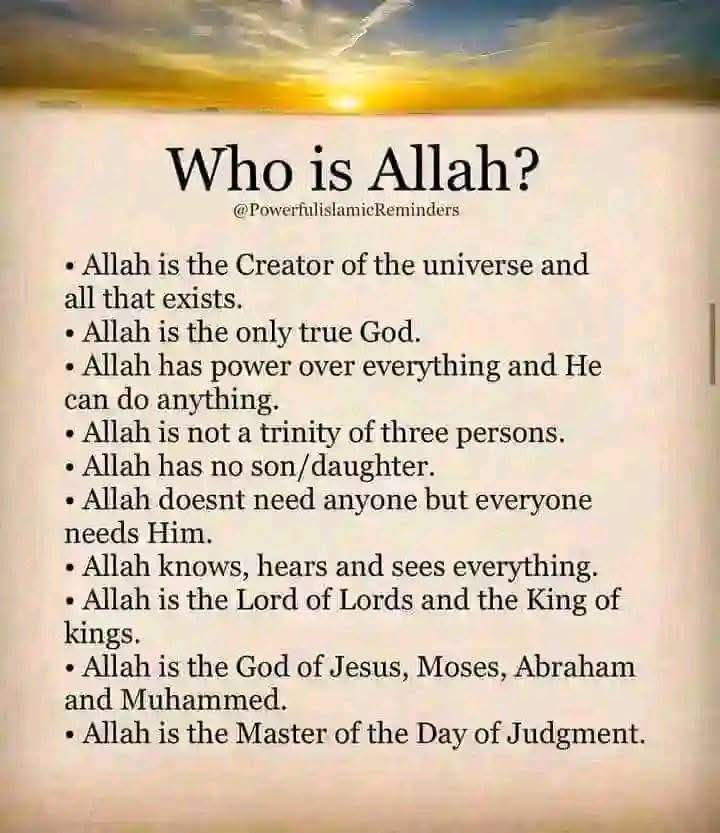 Who is Allah?