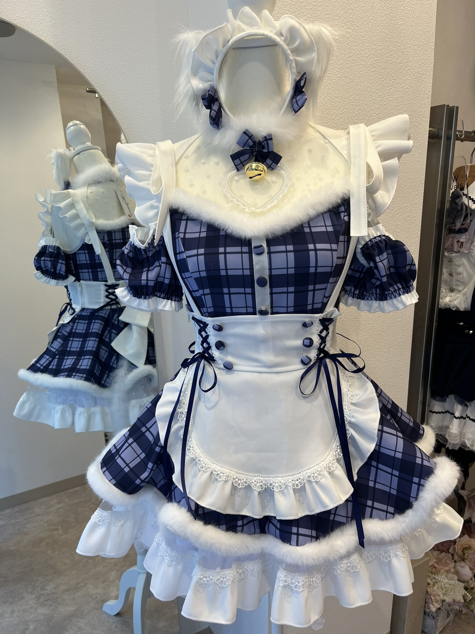 マリームーン ヒロインチェックキャットメイド 即日発送】ヒロイン