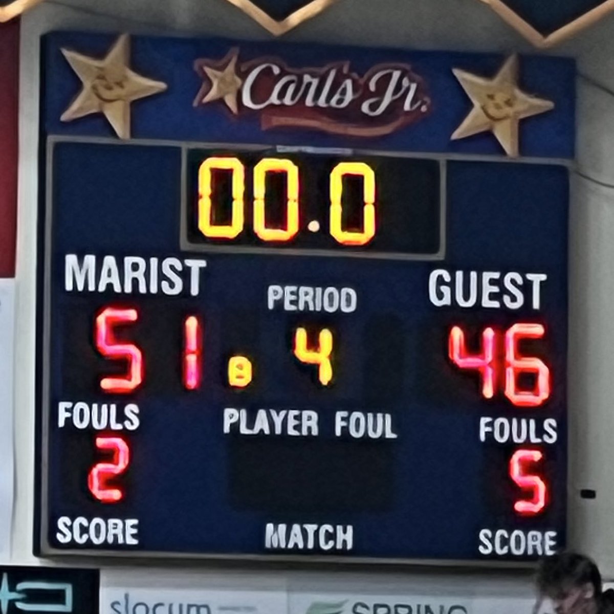 Prep Hoops Oregon (@prephoopsor) on Twitter photo Final: Marist 51, Marshfield 46
Jack Anderson led the Spartans with 15 points. <a href="/KaiHolmes_11/">Kai Holmes</a> scored 14 points.
Steel Carpenter led the Pirates with 21 points. Keller Vinyard scored 12 points. Luke Jackson blocked 7 shots. Final: Marist 51, Marshfield 46
Jack Anderson led the Spartans with 15 points. <a href="/KaiHolmes_11/">Kai Holmes</a> scored 14 points.
Steel Carpenter led the Pirates with 21 points. Keller Vinyard scored 12 points. Luke Jackson blocked 7 shots.