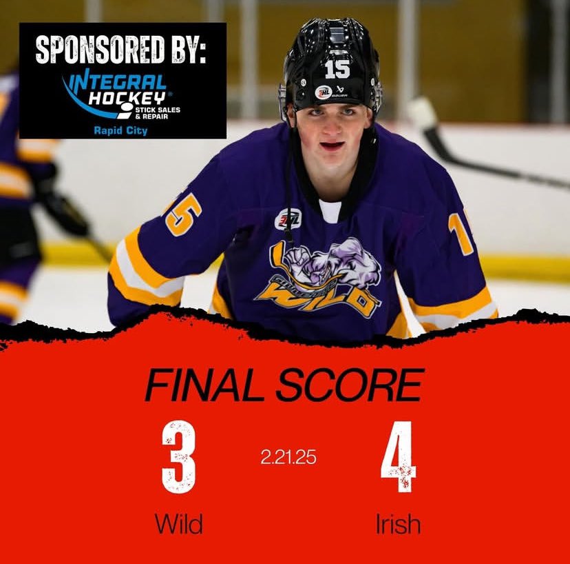 We put up a great fight tonight ending in a 4-3 loss against the Butte Irish. 

🚨 
D. Hunziker (2) 
R. Corl 

SOG: 
Gillette - 33 
Butte - 29 

We have our last home game tomorrow night!