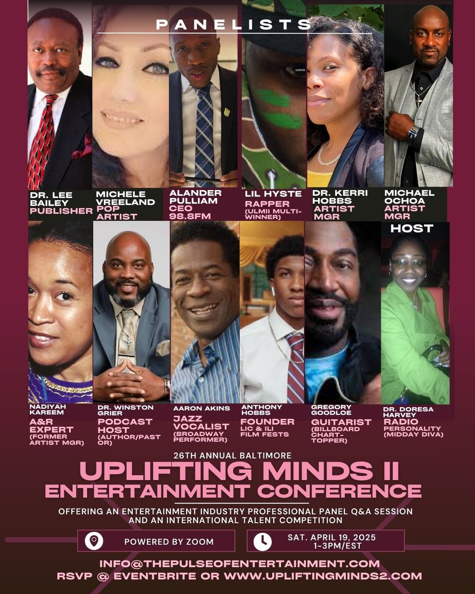 EuniceMoseley's tweet image. #KnowledgeIsPower #RSVPToday for #VirtualAccess
UpliftingMinds2.com