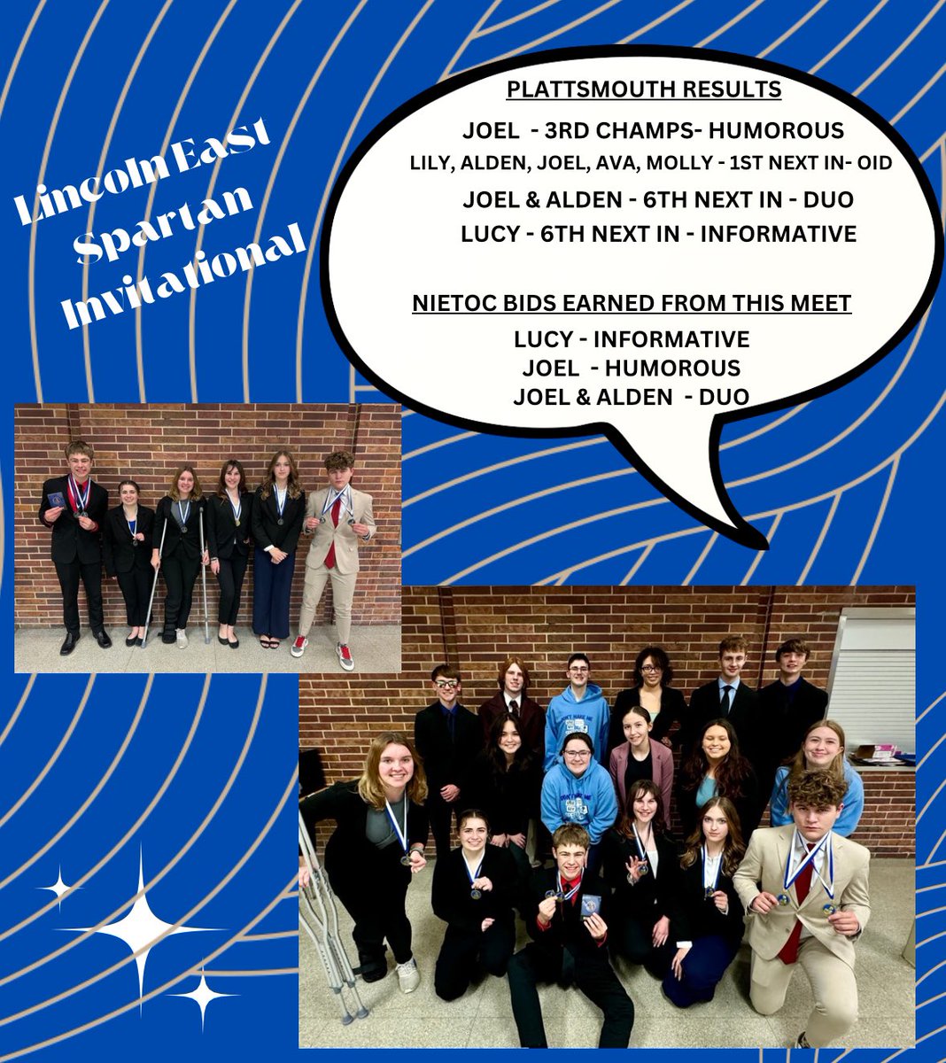 Results from Lincoln East! Over 40 teams competed, and many strong class A teams!