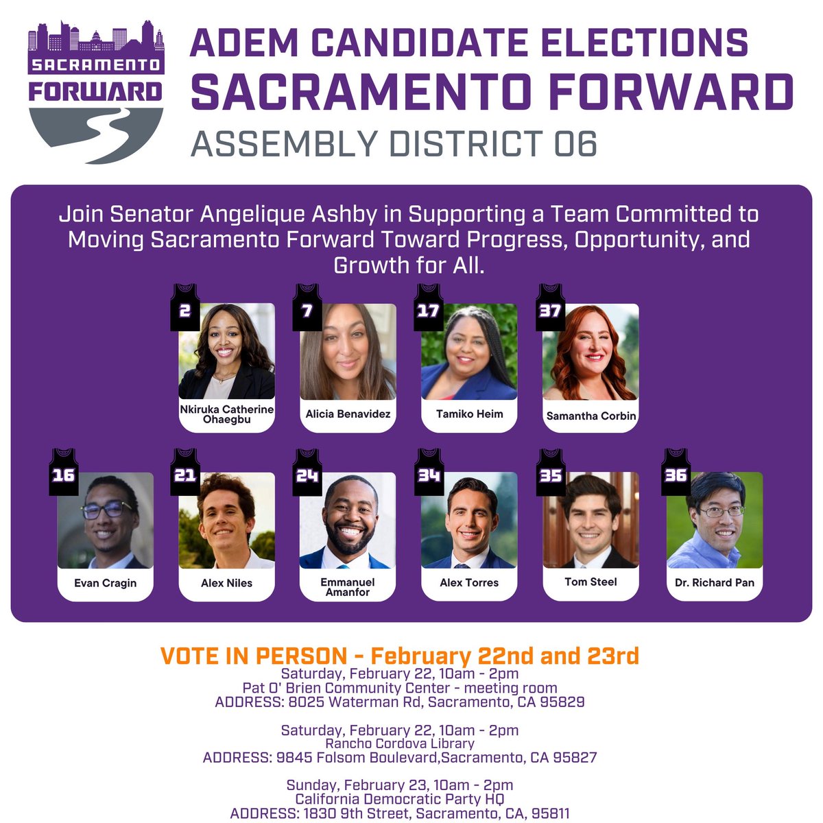 Angelique Ashby (@angeliqueashby) on Twitter photo Don’t forget to vote for your ADEM representatives this weekend.
<a href="/crystalstrait/">Crystal Strait</a> <a href="/SamanthaCorbin/">Samantha Corbin</a> Don’t forget to vote for your ADEM representatives this weekend.
<a href="/crystalstrait/">Crystal Strait</a> <a href="/SamanthaCorbin/">Samantha Corbin</a>