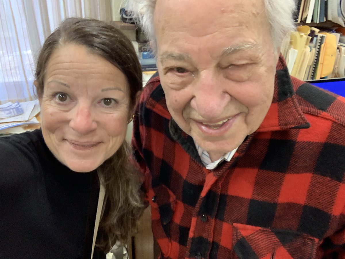 PernillaWittung's tweet image. Wonderful to meet two amazing Nobel laureates on the same day! (Rudy is 102 years old and not yet retired!)