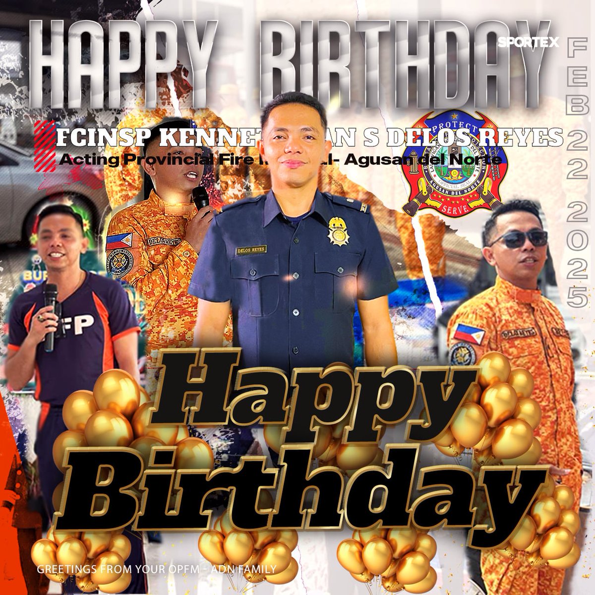 Happy birthday to our Acting Provincial Fire Marshal of Agusan del Norte, FCINSP KENNETH VAN S DELOS REYES! #bfpagusandelnorte