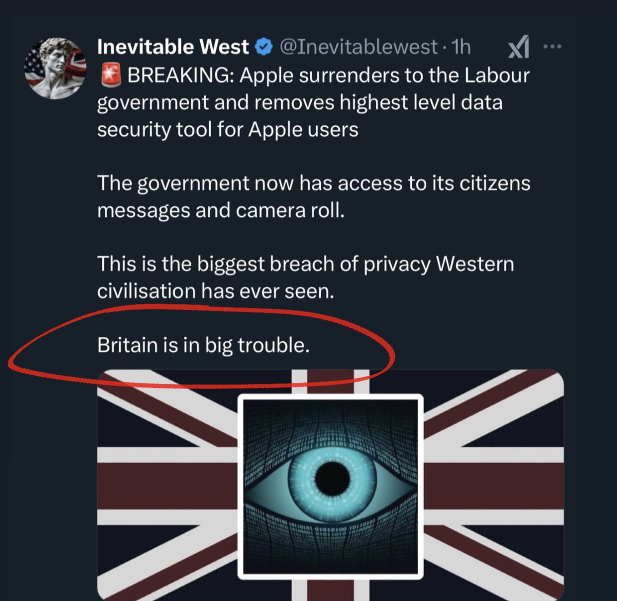 ginacarano's tweet image. Britian seems like it’s really slippin. 💔
You all ok over there?