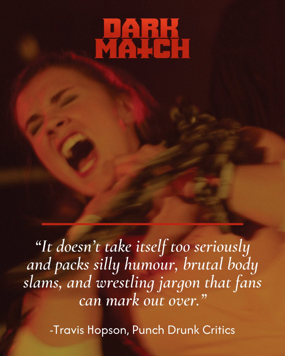 DARK MATCH (@darkmatchmovie) on Twitter photo Once the bell rings, there’s no escape. 🩸 Watch DARK MATCH now on digital & on-demand.
Where to watch 👉 darkmatch.com/showtimes
#DarkMatchMovie #HorrorFilm #HorrorFans <a href="/IAmJericho/">Chris Jericho</a> Once the bell rings, there’s no escape. 🩸 Watch DARK MATCH now on digital & on-demand.
Where to watch 👉 darkmatch.com/showtimes
#DarkMatchMovie #HorrorFilm #HorrorFans <a href="/IAmJericho/">Chris Jericho</a>
