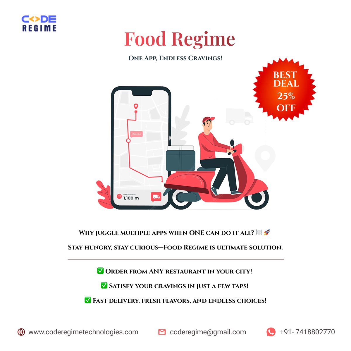 RegimeCode's tweet image. #fooddelivery #cloneapp #appdevelopment #coderegimetechnologies #customappdevelopment #usa #uk #uae #europe #japan #australia #southamerica #BlockchainTech #deliveryapp #restaurantgrowth #cloudkitchen #investors #hotelowners #foodtech #Nigeria