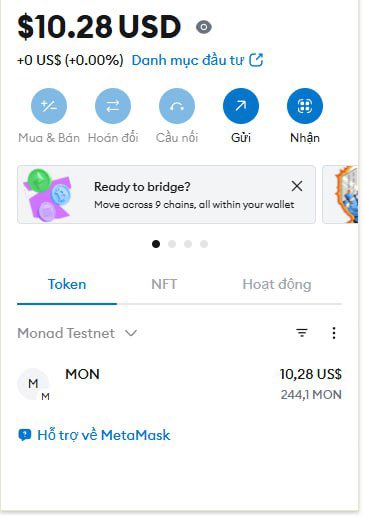 Viettoan1798's tweet photo. Anh em ai thiếu token $MON Testnet thì cmt địa chỉ ví xuống phía dưới nha.
Mình gửi cho anh em đi trả nghiệm Dapp, anh em Fl, Tym, RT nào 🥰 https://t.co/z6b5nRURgw