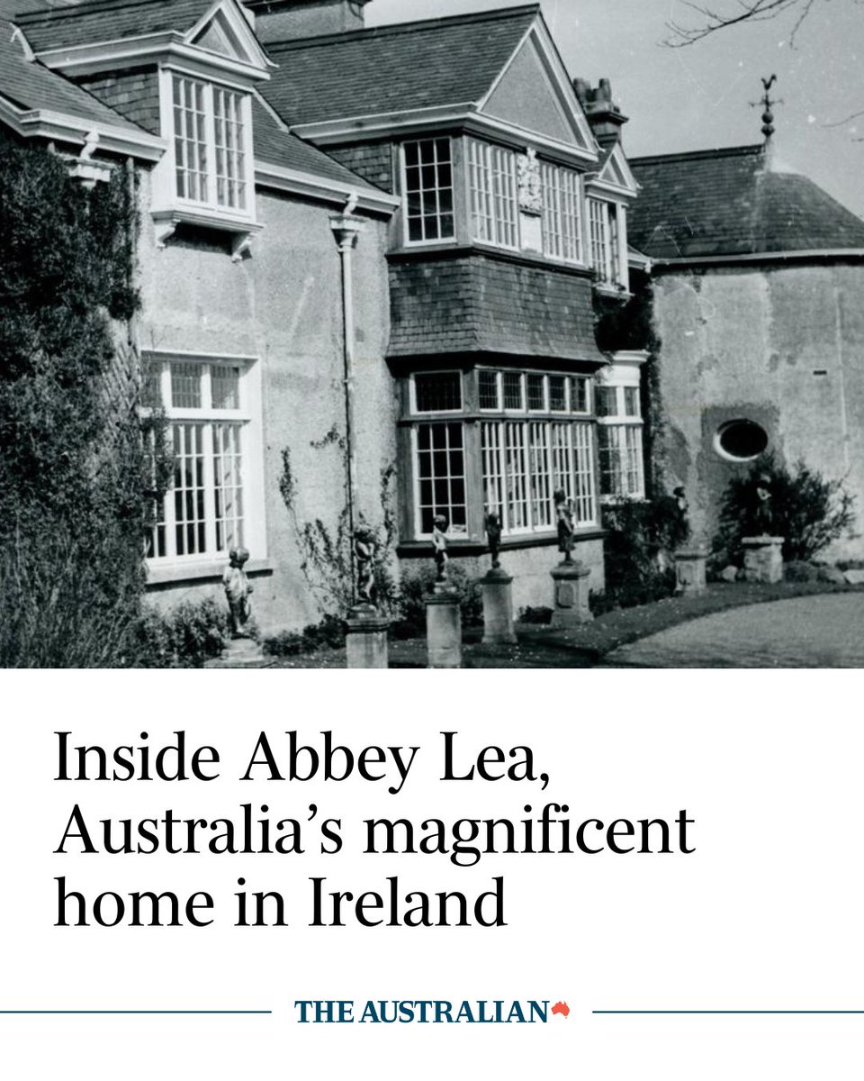 Pippa McIntosh lived in Abbey Lea from 2020 to 2024, while her husband served as ambassador to Ireland. Fascinated by the building, she plunged into the archives and discovered its remarkable history: bit.ly/4hNQ4W6