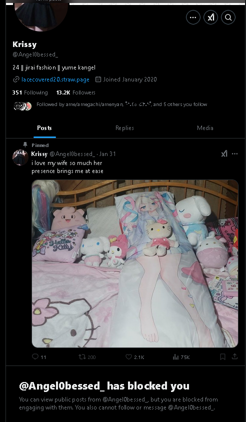GiveMeATailJob's tweet photo. i have never seen this person in my life #BlockBeast https://t.co/RDueJi0JEt