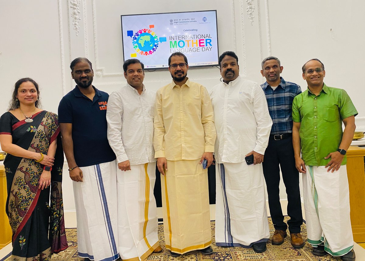 SenDil19's tweet photo. World mother language day celebration @HCI_London 
@news7tamil https://t.co/5l3CTLZXXU