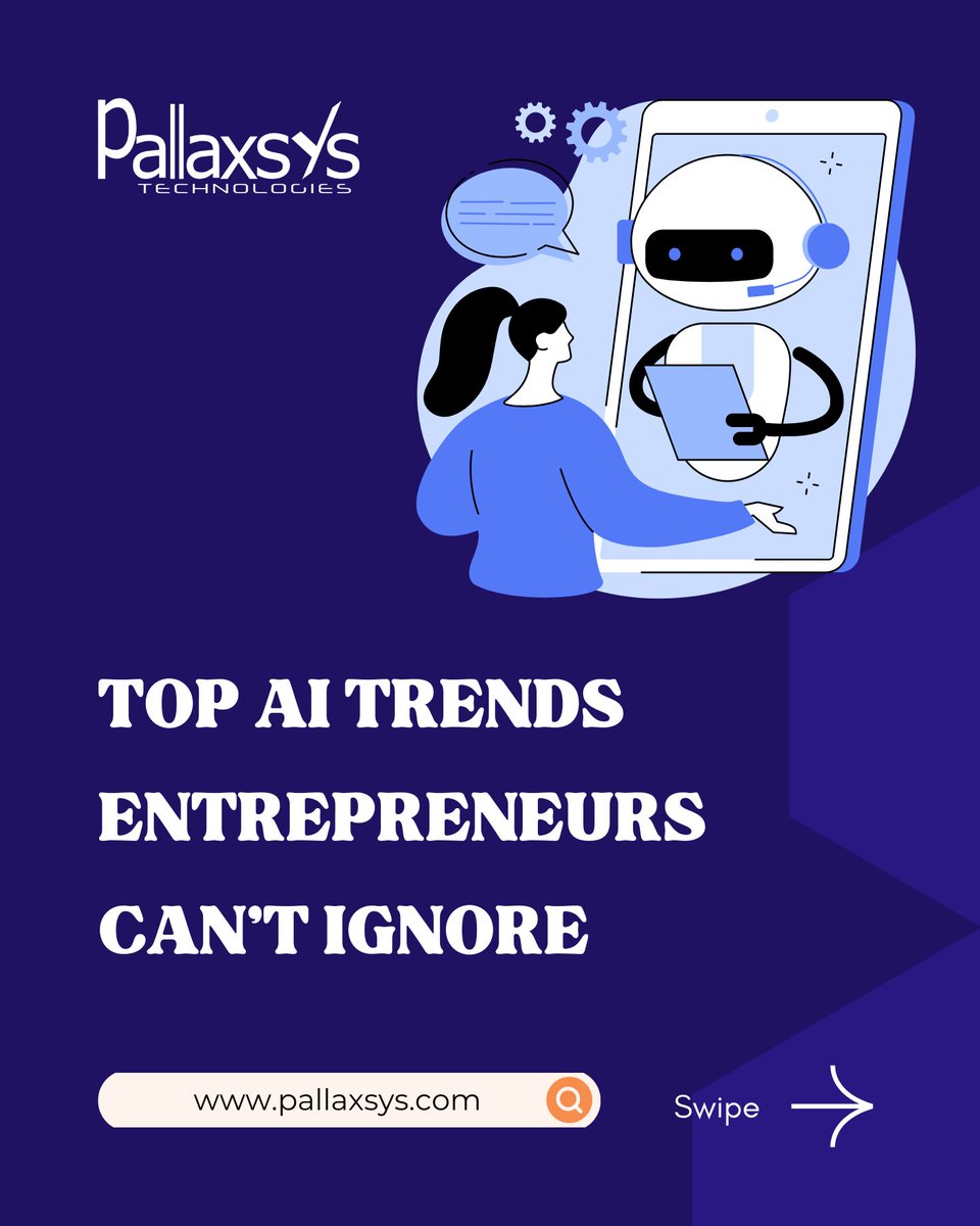 pallaxsys's tweet image. Don&apos;t get left behind—embrace AI today! Let&apos;s connect and plan your next mobile app- sale@pallaxsys.com

#MobileApps #Pallaxsys #MobileAppDevelopment #ITSolutions #Ai #ArtificialIntelligence #TechnologyTrend #AITrend