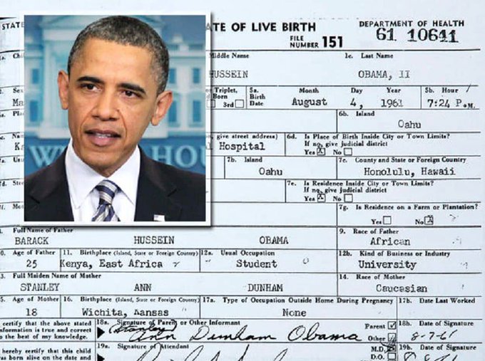5gvirusnewss's tweet photo. Bakalım ABD'de ne olacak derken, bir SON DAKİKA haberi daha geldi.  Obama'nın doğum belgesi sahteymiş.  Yani doğuştan ABD vatandaşı değil.  Başkanlığı gayri meşru. Küreselciler WEF'de yetiştirmiş. Bu da "Derin devletin en büyük yalanı" olarak gösteriliyor. https://t.co/45NH6Ii2bd