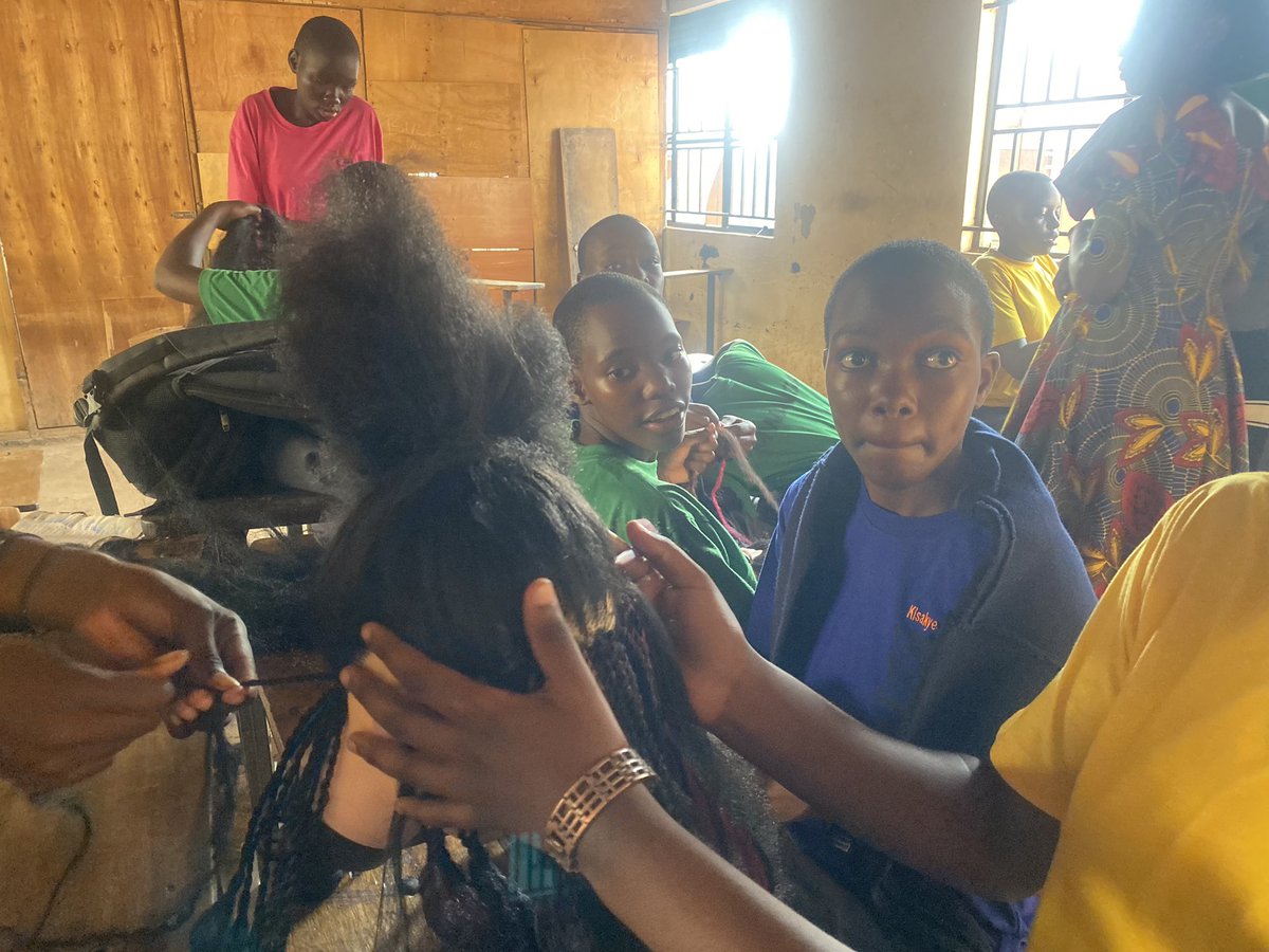 cosmessug's tweet photo. Future hairstylists in making 
Sam IGA Memorial school  ,senior two class during their lessons #training #vocationaltraning #hairdressing #fypシviral https://t.co/JK1sA8KAKv