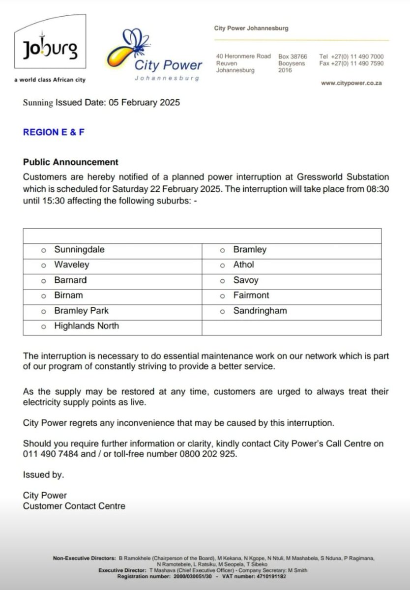 @CityPowerJhb tweet media