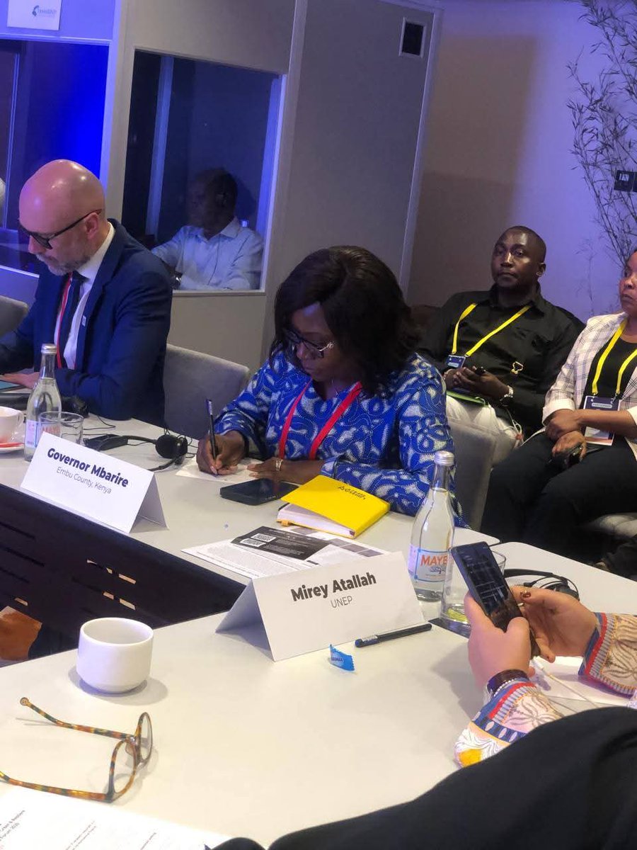 MissNonikariuki's tweet photo. #Green &amp; #Resilient #Urban Shift #Africa Forum 2025 #Nairobi

Theme “#Sustainable Cities for a #ClimateResilient #Future”
✅️ Ecofriendly strategies 
✅️ Climate resilience
✅️ Fostering public-private partnerships,exploring innovative green financing
H.E @CecilyMbarire #Embu https://t.co/FAgMZjksbw