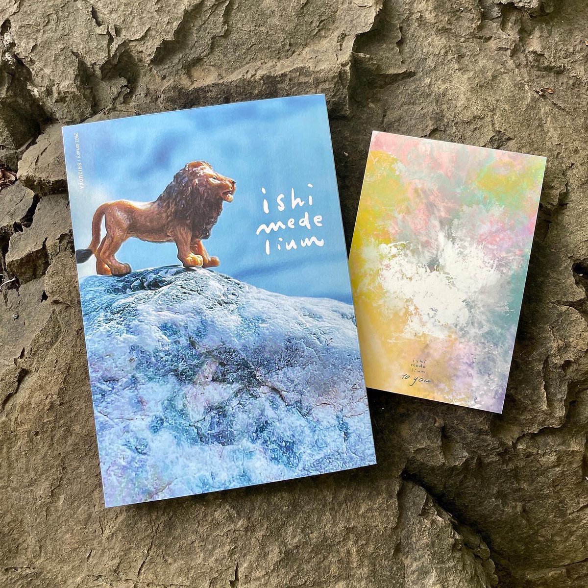 da___matsu's tweet photo. あした2/23（日）「ZINEフェス詩歌と日記」へ出展します
「​ishimedelium / ダーマツ文庫」で、石拾いの記録本、屋久島で書いた日記、絵本、母をモデルにしたフィクションの​​​日記本などを販売します☺️🪨📚✨
よかったら遊びにきてくださいっ！ https://t.co/UlE3z9pEHn