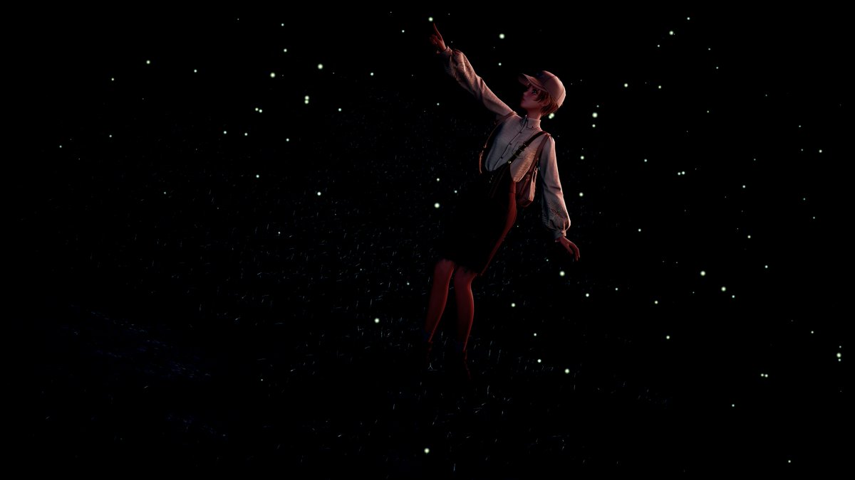 Infinity_Lufre's tweet image. &quot;Now, let&apos;s see a firefly show!&quot;
 
Decided to base the outfit of Seita, while the personality/photos were based off Setsuko. I did my best to capture how heart-wrenching this movie is.
@MiralandStyling #MiralandStylingBattle #infinitynikkitwt #InfinityNikki