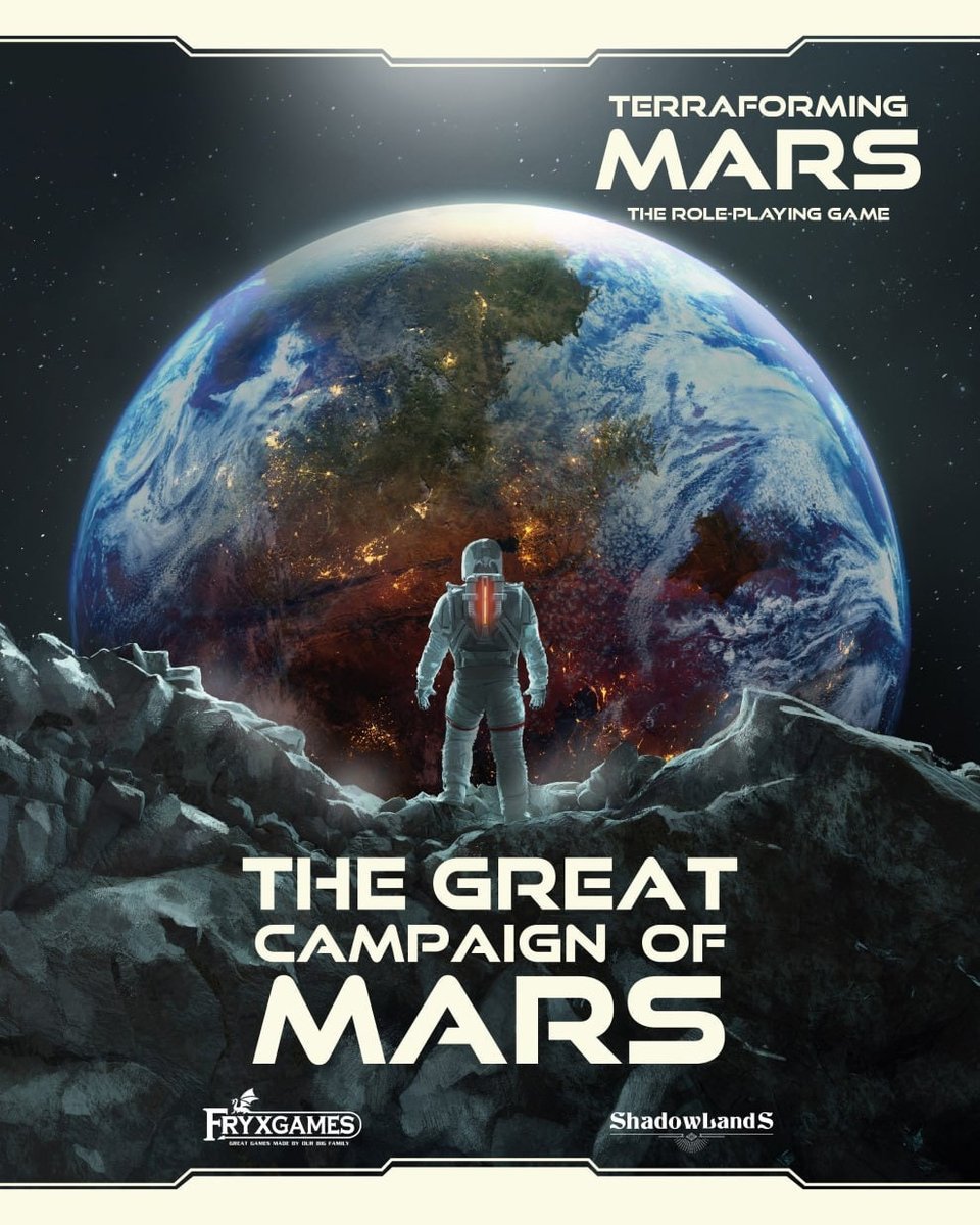 'La gran campaña de Marte' será un escenario de Kenneth Hite y Gareth Ryder-Hanharan en el que decidiréis el destino de todo un planeta.  La portada de <a href="/Marlock1978/">Marlock</a> da una buena idea de la inmensidad de la gesta con #TerraformingMars.