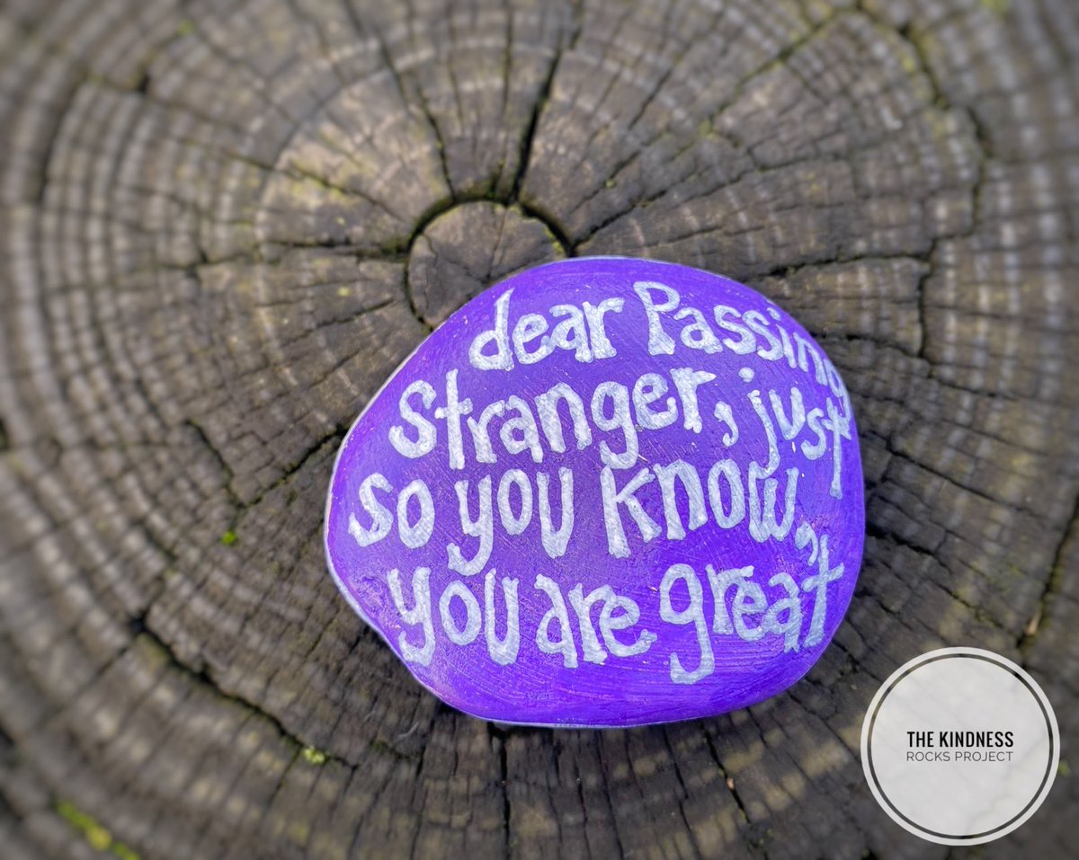 theKindnessrock's tweet image. Oh what a world where human beings care about the wellbeing of one another 🫶🏼
#thekindnessrocksproject